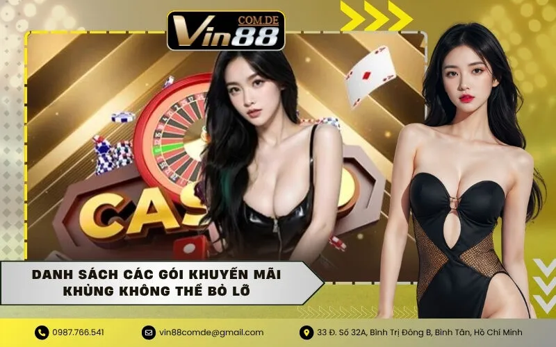 Danh sách các gói khuyến mãi khủng không thể bỏ lỡ